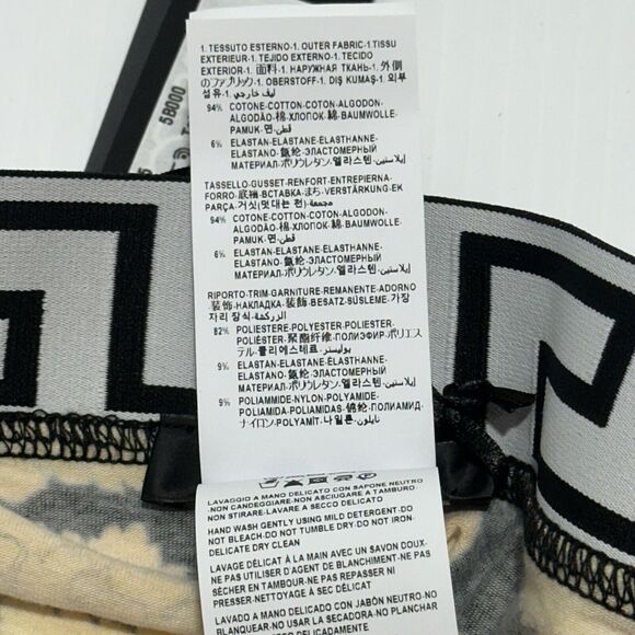 NWT Versace Barocco Greca Underwear Trunk Boxer Briefs Black Gold Size IT 3/ S - Picture 10 of 11